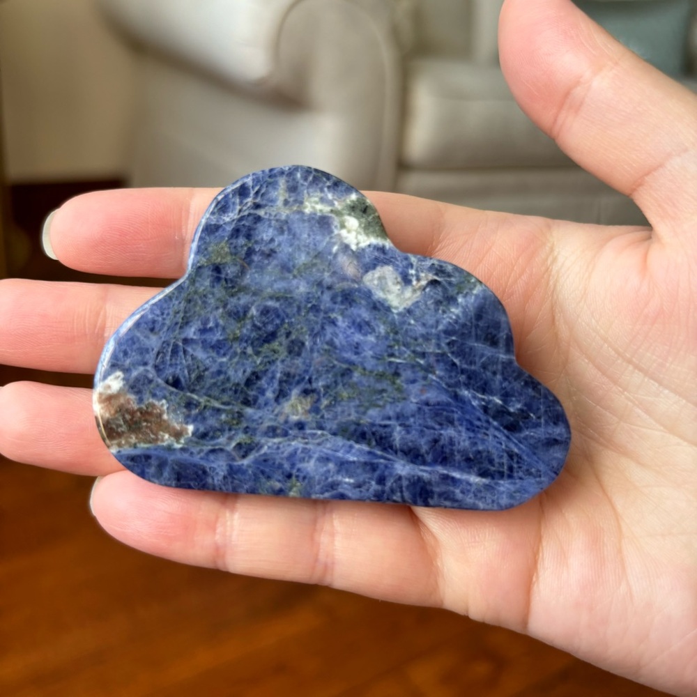 Sodalite Cloud Carving (💸 Bundle Crystals to Save!) - Picture 3 of 7